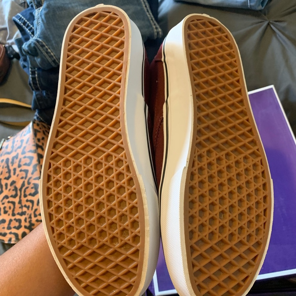 Maroon Vans - image 1